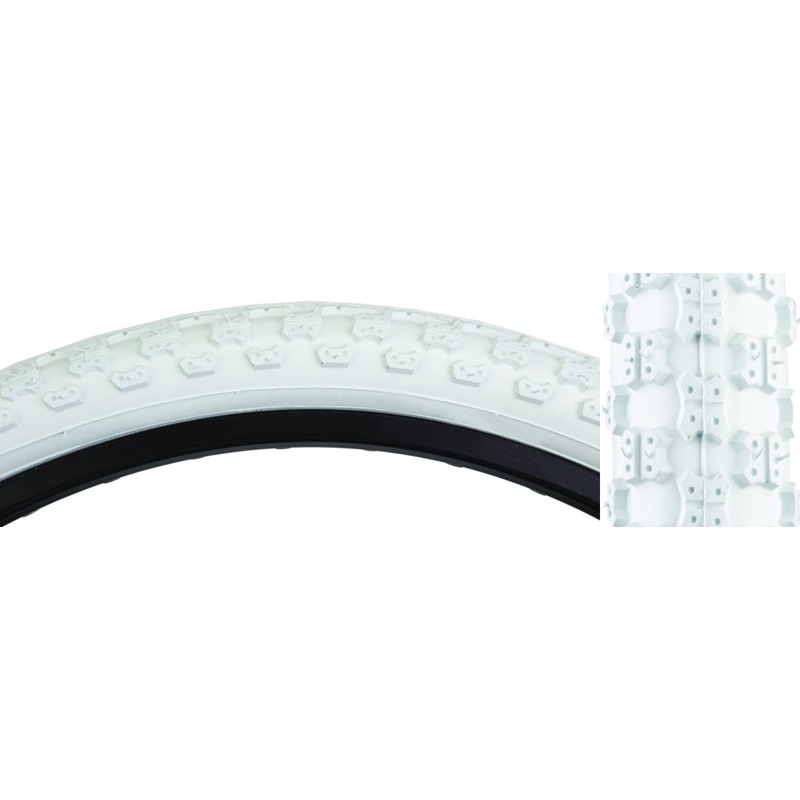 Sunlite MX3 20 x 1.75 Clincher Wire TPI 40 Wh/Wht Reflective BMX Bike Tire