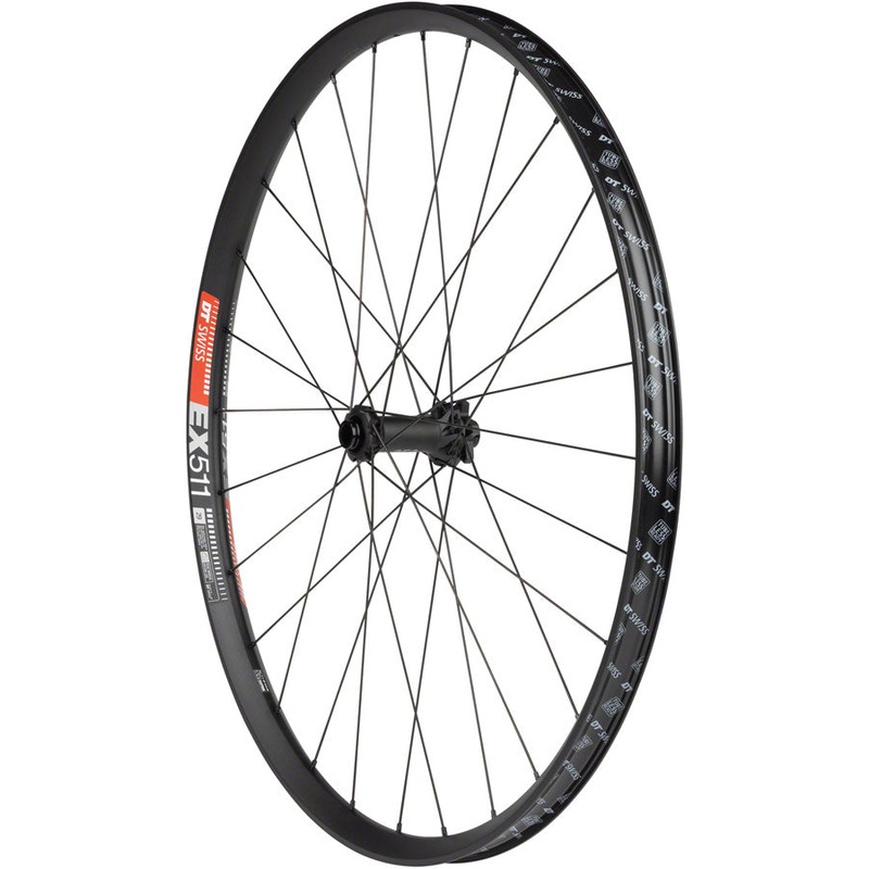 DT Swiss EX 511 Front Wheel – 29″, 15 x 110mm, 6-Bolt, Black