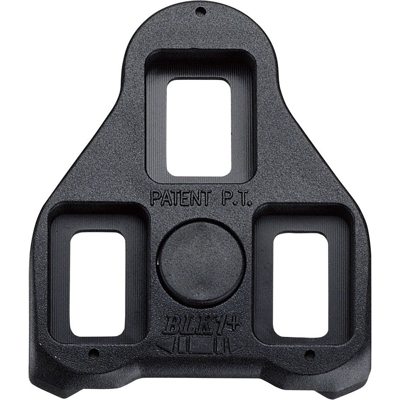 Exustar BLK 1 Look Delta Cleats, Fixed Black