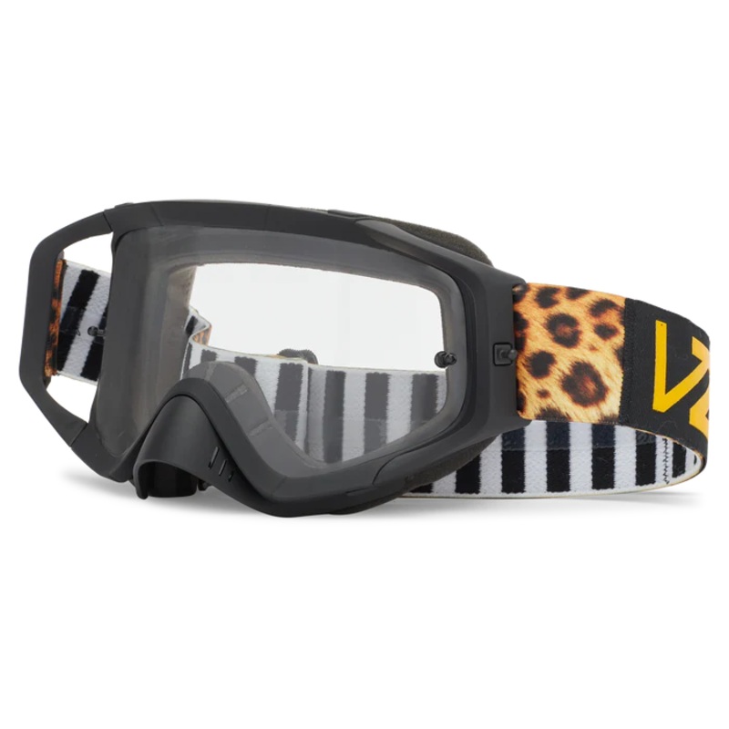 Fasthouse VonZipper Porkchop Kennedy Goggle – Black-Clear Black – Clear