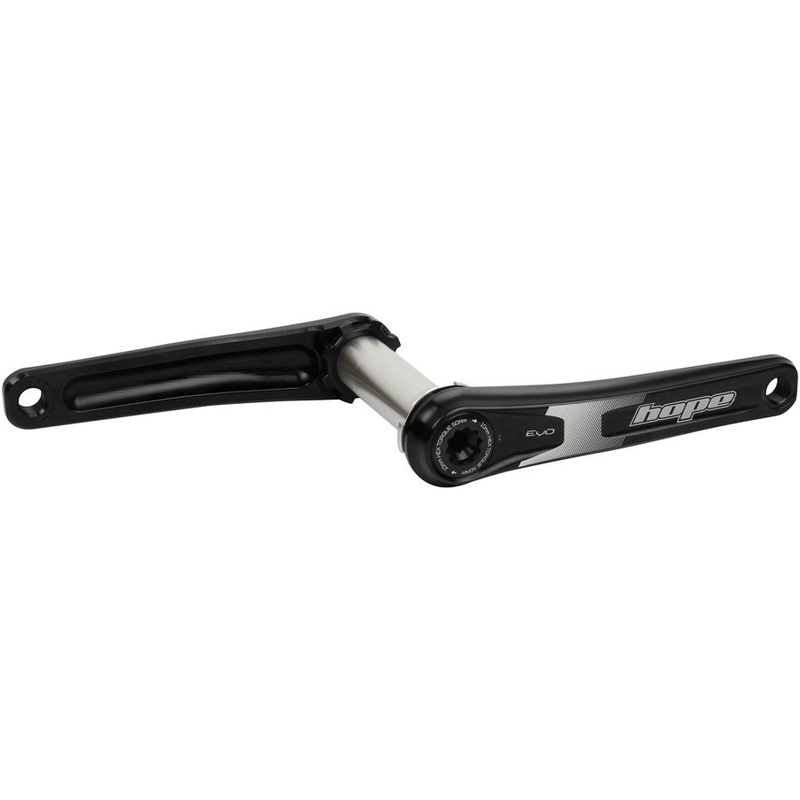 Hope Evo Crankset – 175mm, Direct Mount, 30mm Spindle, For 135/142/141/148mm Rear Spacing, Black