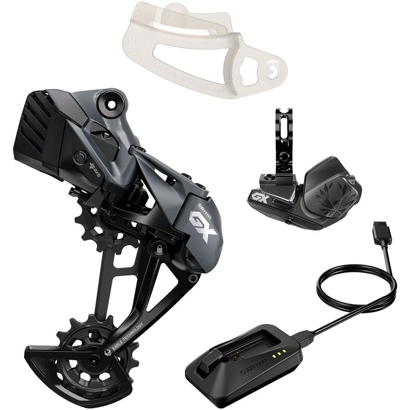 SRAM GX Eagle AXS Upgrade Kit – Rear Derailleur Battery Eagle AXS Controller w/ Clamp Charger/Cord Chain Gap Tool BLK