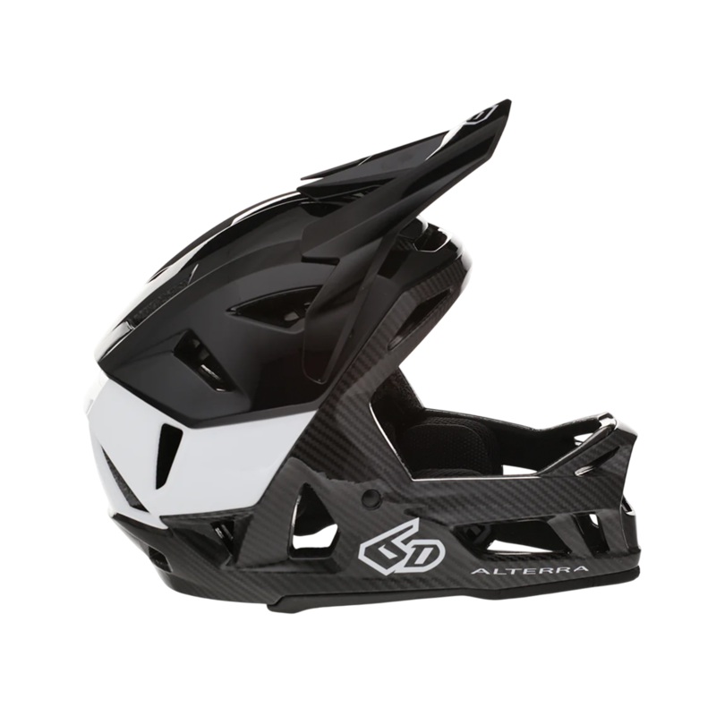 6D Helmets Alterra MTB Helmet – Solid – Gloss Black Gloss Black X-Small/Small