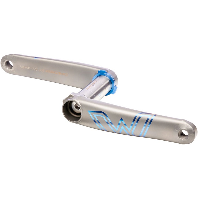 Cane Creek eeWings 30th Anniversary Mountain Titanium Crankset – 170mm, 8-Bolt Direct Mount, 30mm Spindle, Brushed