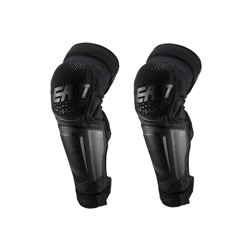 Leatt 3DF Hybrid EXT Knee & Shin Guard – Black Black 2X-Large