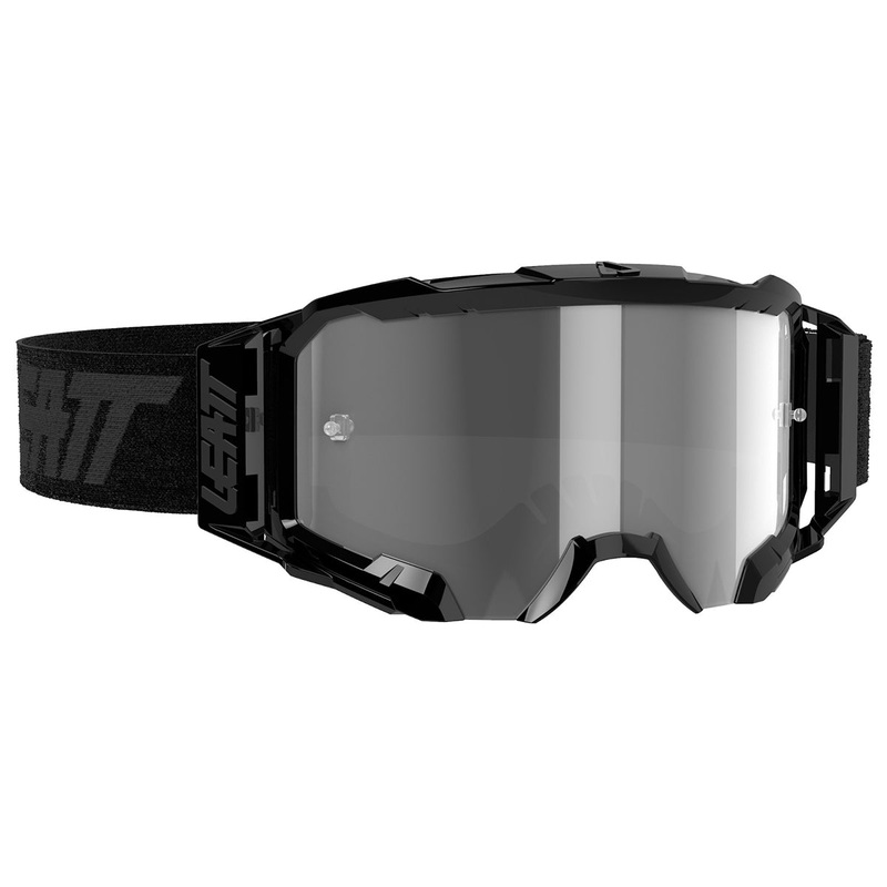 Leatt Velocity 5.5 MTB Goggle – Black Black Light Gray – 58% Lens