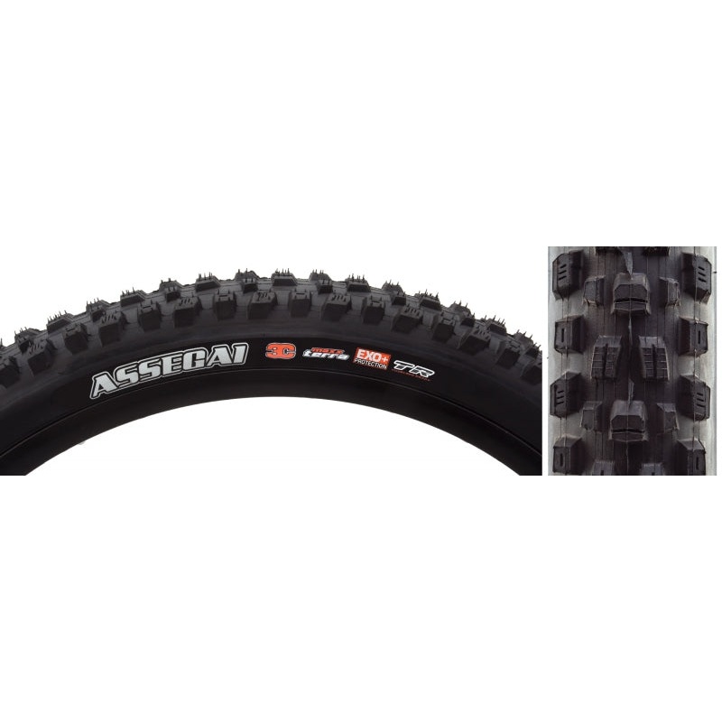 Maxxis Assegai Tire – 29 x 2.5 Tubeless Folding BLK 3C MaxxTerra EXO+ Wide Trail