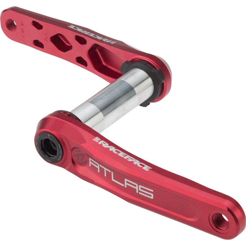 RaceFace Atlas Crankset – 170mm Direct Mount RaceFace CINCH Spindle Interface Red