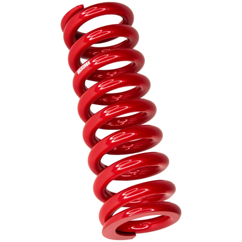 RockShox Metric Coil Spring – 134mm Length, 47.5 – 55mm Travel, 400 lb, Electric Red