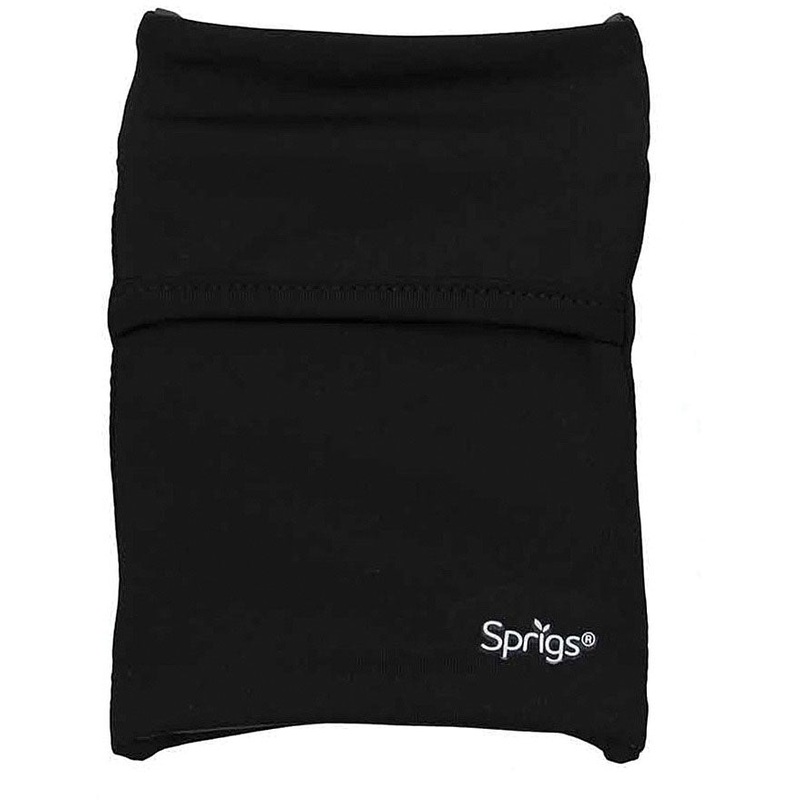 Sprigs Banjees 2 Pocket Wrist Wallet – Black/Black Money & Document Carrier