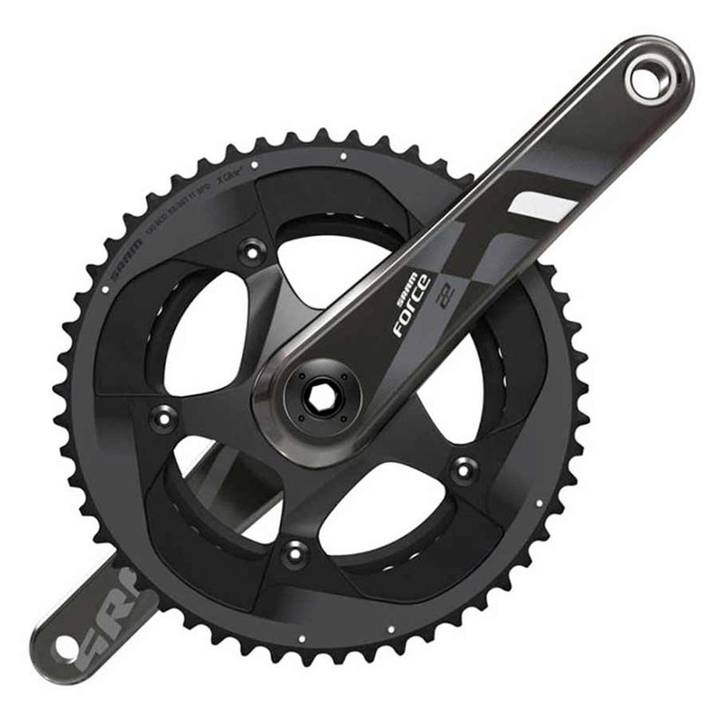 SRAM Force 22 Crankset – 170mm 11-Speed 53/39t 130 BCD GXP Spindle Interface BLK