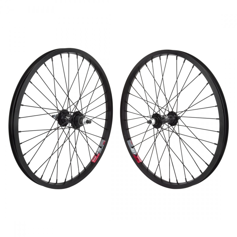 Wheel Master 20 in Alloy BMX Freewheel Wheelset with Weinmann 519 Alloy Rims