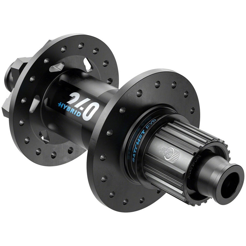 DT Swiss 240 Hybrid Rear Hub – 12 x 148mm 6-Bolt Micro Spline Black 36H 30pt