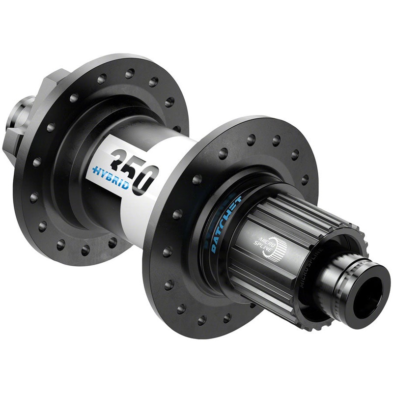DT Swiss 350 Hybrid Rear Hub – 12 x 148mm 6-Bolt Micro Spline Black 32h 24pt