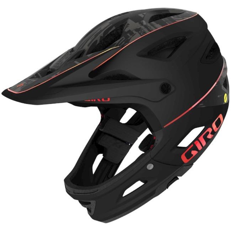 Giro Switchblade MIPS Full Face Helmet – Matt Black Hypnotic – 2020 Matt Black Hypnotic Small