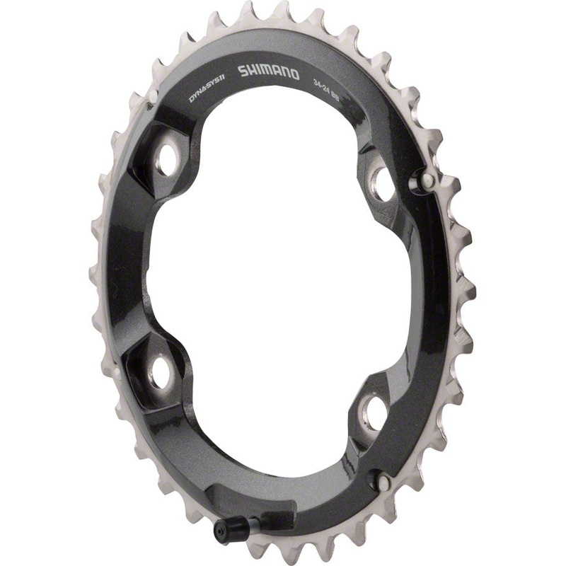 Shimano XT M8000 34t 96mm 11-Speed Outer Chainring for 34-24t Set