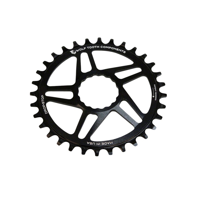 Wolf Tooth Components CINCH Direct Mount 12 Spd Chainring – Black Black 30t