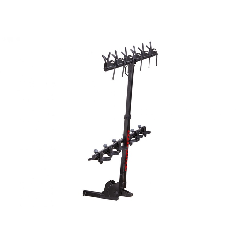 Yakima HangOver 6 Hitch Vertical Bike Rack Black 2″ Reciever