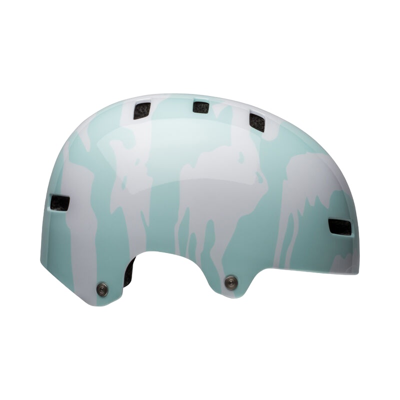 Bell Span BMX Helmet – Ravine – Gloss White-Blue Gloss White – Blue X-Small
