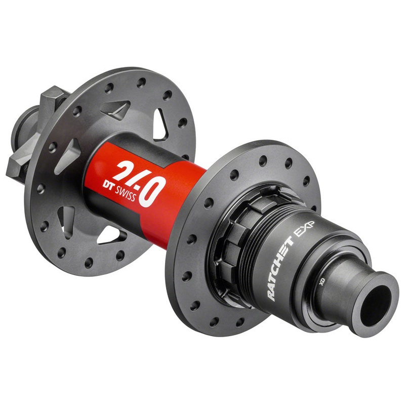 DT Swiss 240 EXP Rear Hub – 12 x 157mm, 6-Bolt, XD, Black/Red, 32H, 36pt