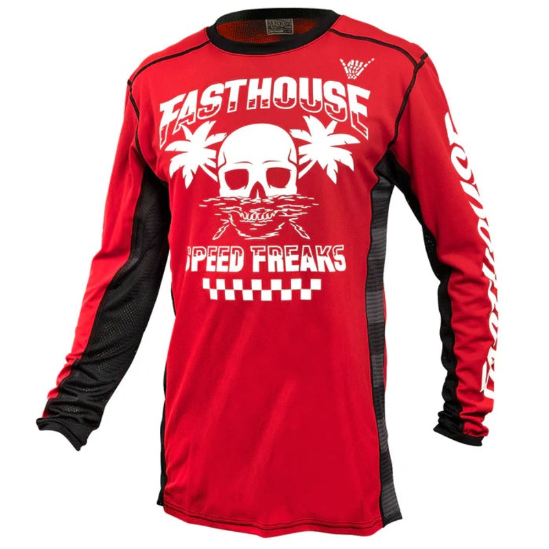 Fasthouse USA Grindhouse Subside Jersey – Youth – Red Red Medium