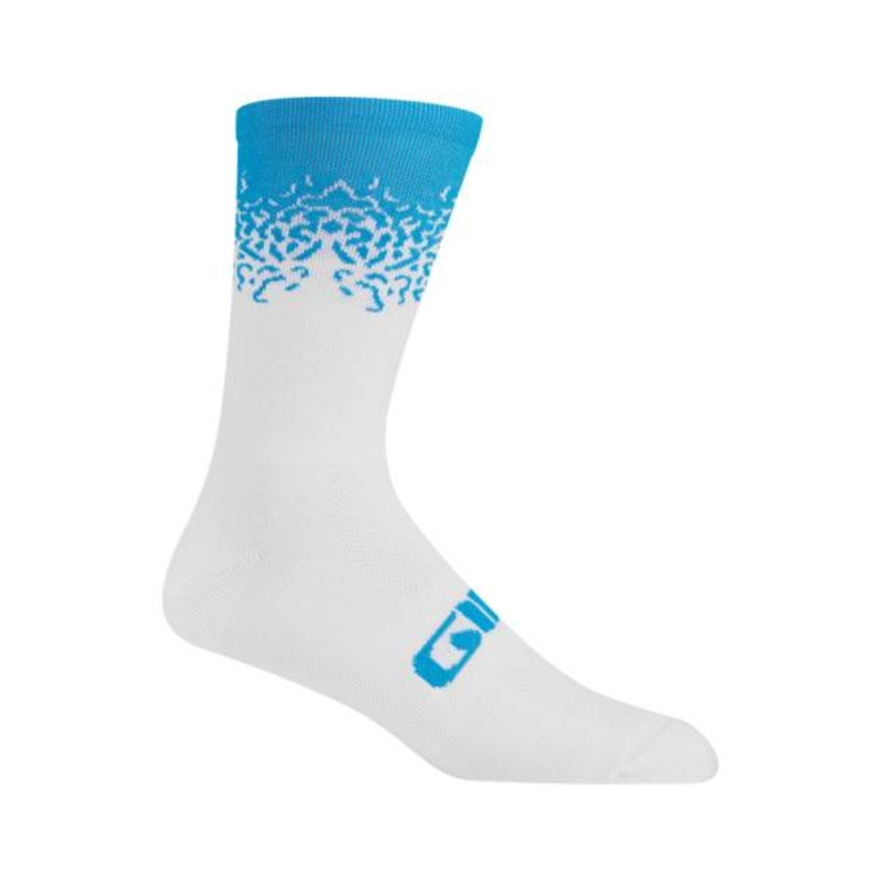 Giro Seasonal Merino Wool Sock – Ano Blue-White Ano Blue – White Small
