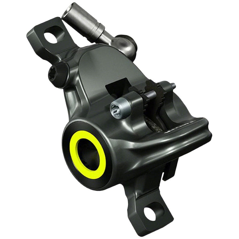 Magura MT8 SL Disc Brake Caliper – Front Rear Post Mount 2-Piston Gray/Red/YLW