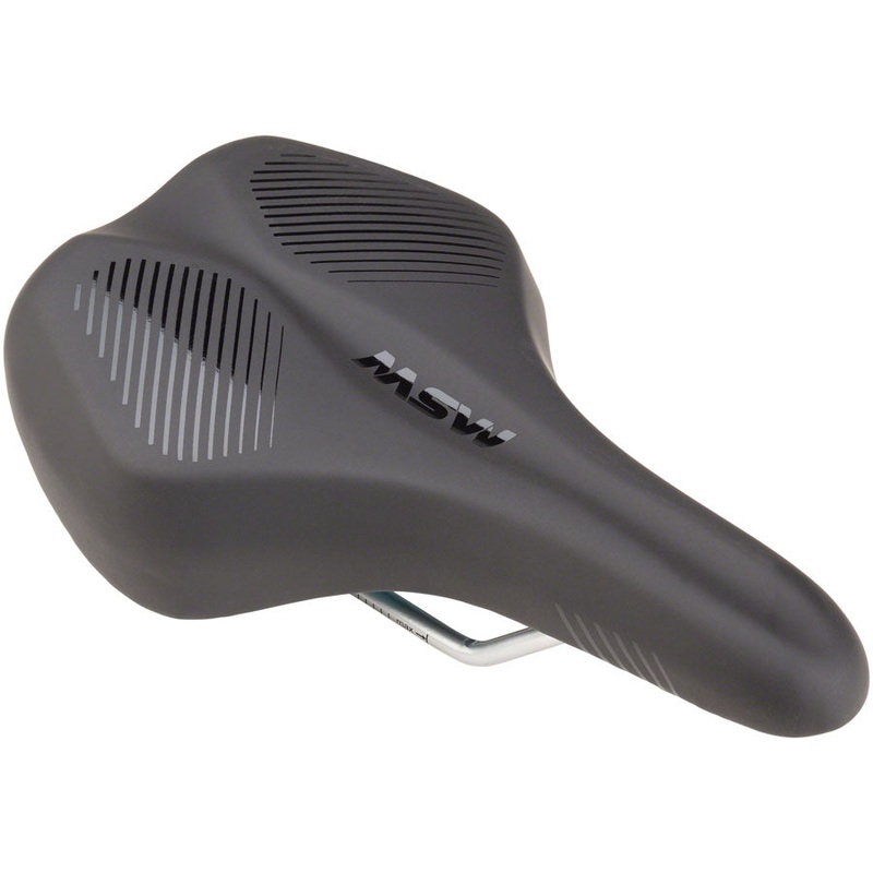 MSW SDL-164 Spin Fitness Saddle – Steel Black