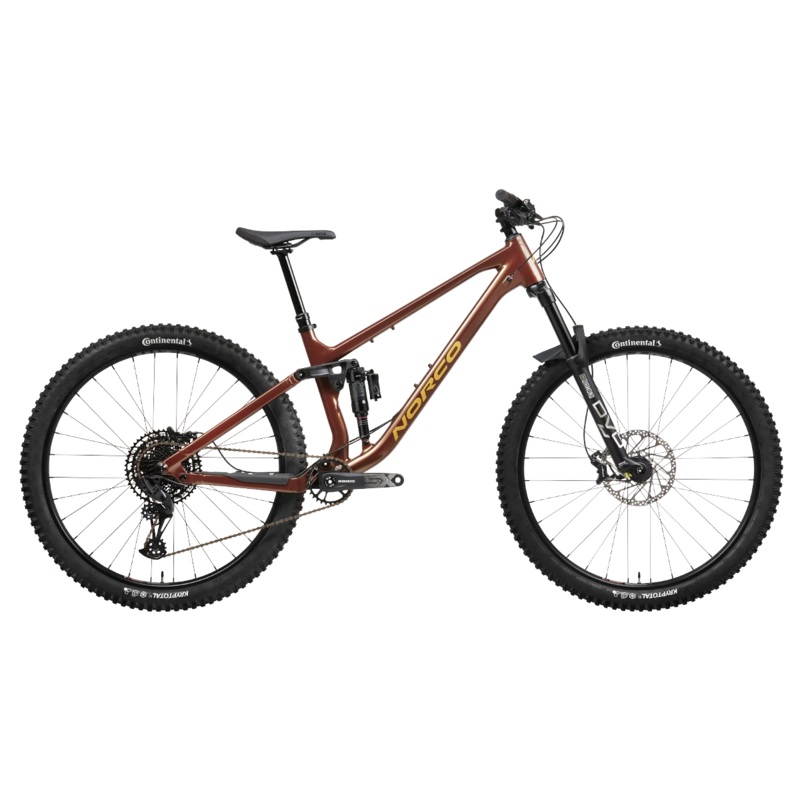 Norco Fluid FS A2 29 – Brown-Copper – 2024 Brown – Copper Small