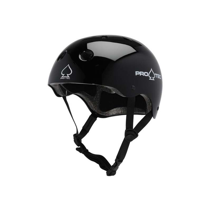 Pro-Tec Classic Certified Helmet – Gloss Black Gloss Black Small