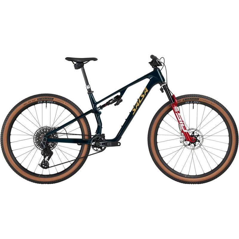 Salsa Spearfish C Deluxe XO AXS Transmission Bike – 29″, Carbon, Midnight Carbon, Small