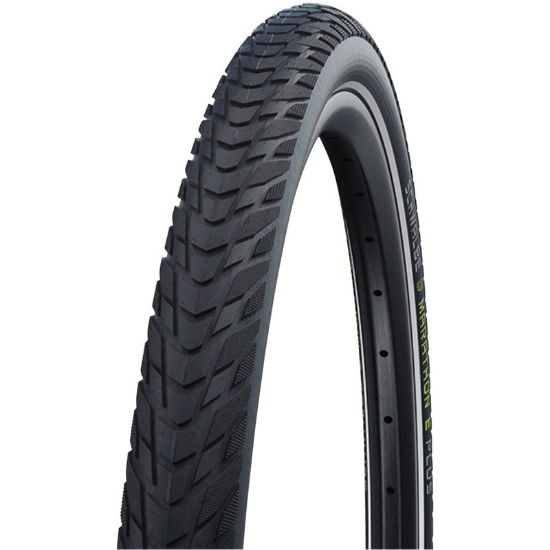Schwalbe Marathon E-Plus Tire Series  Durable E-Bike Tire with SmartGuard, Addix Compound, Anti-Aging Sidewalls, and Versatile 700c Touring/Hybrid Use 700×35