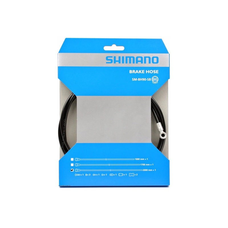 Shimano BH-90-SB Disc Brake Hose Kit – 2000mm Black XT M8000/785 and SLX