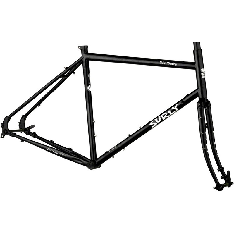 Surly Disc Trucker Frameset – 26″ Steel Hi-Viz Black 42cm
