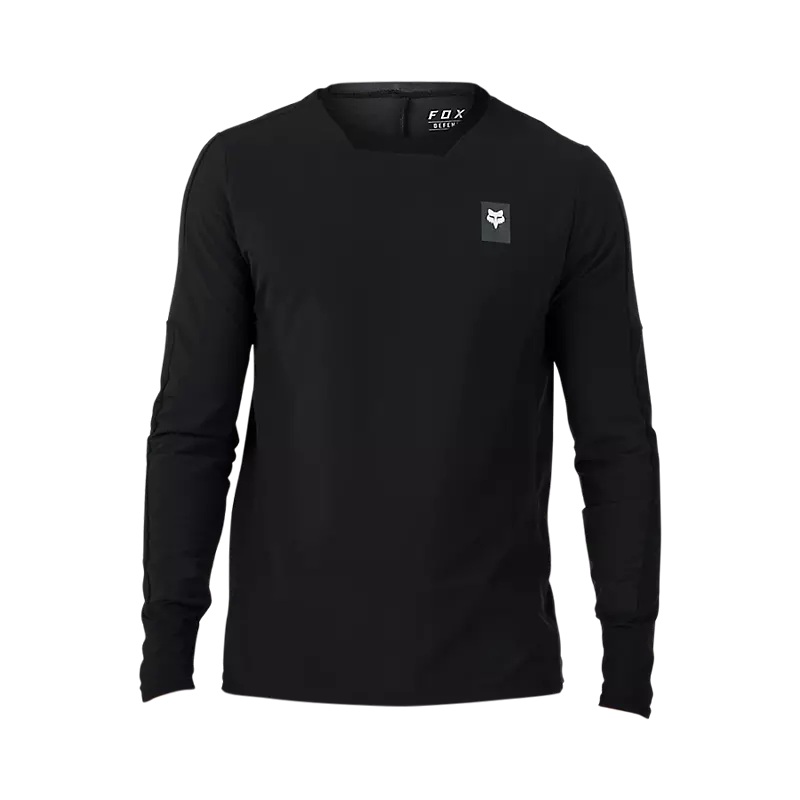 Fox Racing Defend Thermal Long Sleeve MTB Jersey – Black – 2024 Black Small