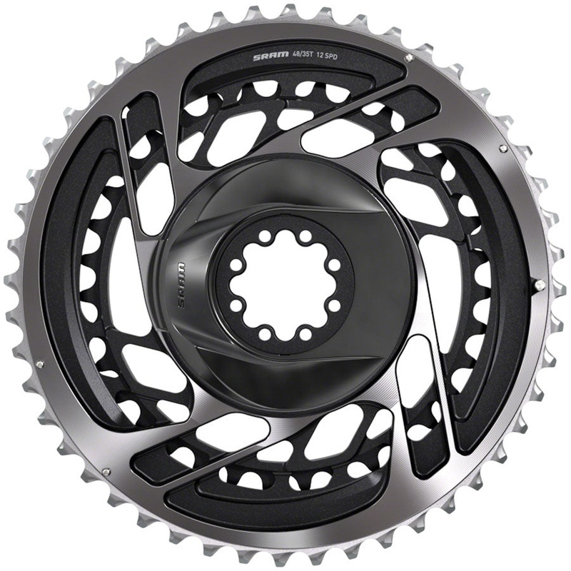 SRAM RED AXS Direct-Mount 2×12 Chainring Sets | High-Performance, Durable Aluminum with X-Range Gearing & Smoothed Wear for Road Cycling 33/46