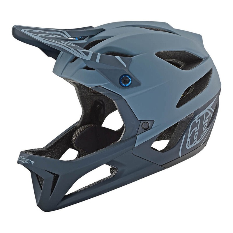Troy Lee Designs Stage MIPS Enduro Full Face Helmet – Stealth – Gray Stealth Gray X-Small/Small