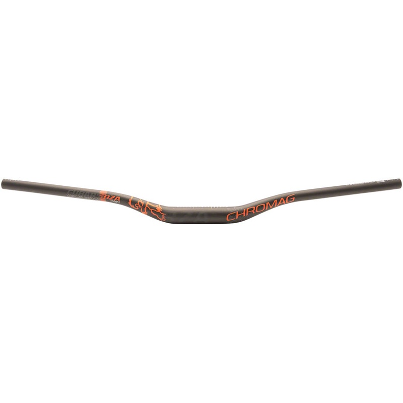Chromag BZA Handlebar – 35mm Clamp 15mm Rise Black/Orange