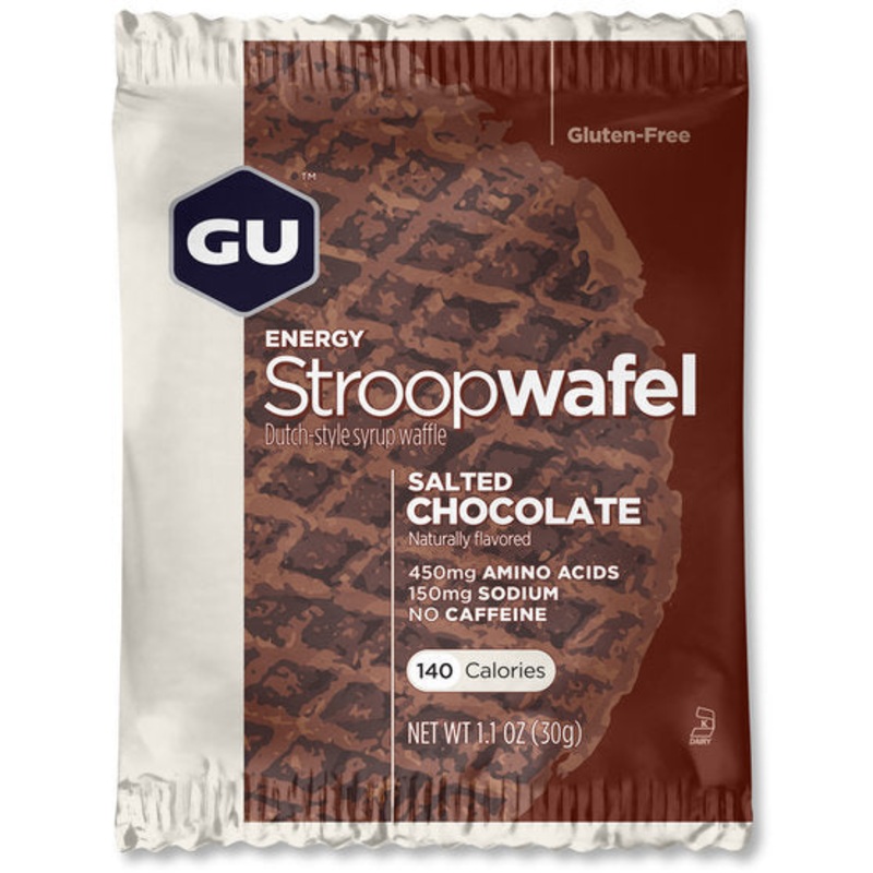 GU Stroopwafel – Salted Chocolate (GF) Salted Chocolate (Gluten Free) Single Sachet