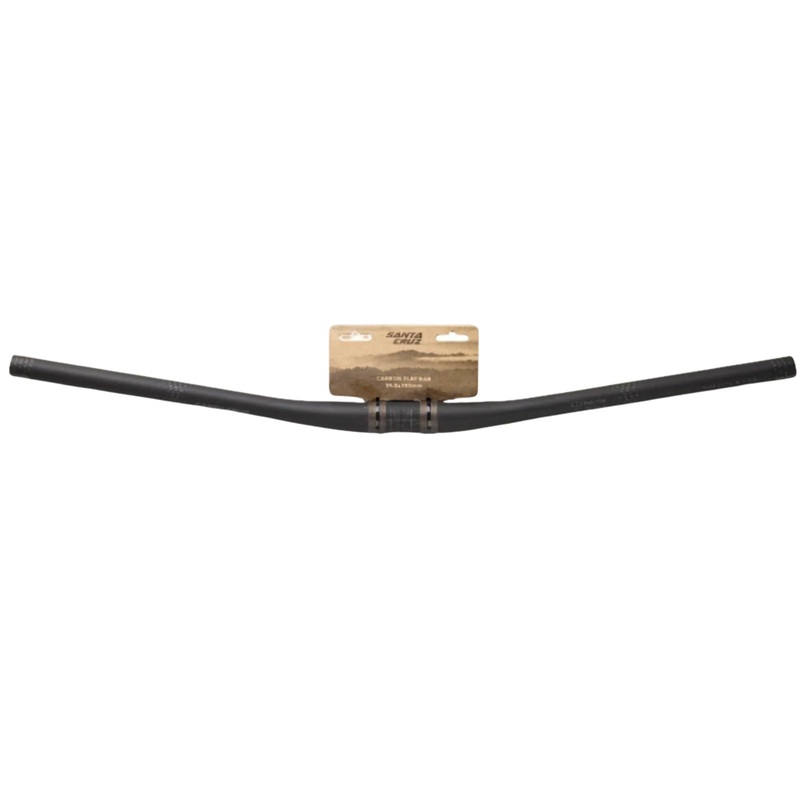 Santa Cruz Carbon Flat Bar – Black Black 31.8mm – 760mm – 7mm Rise 7mm Rise