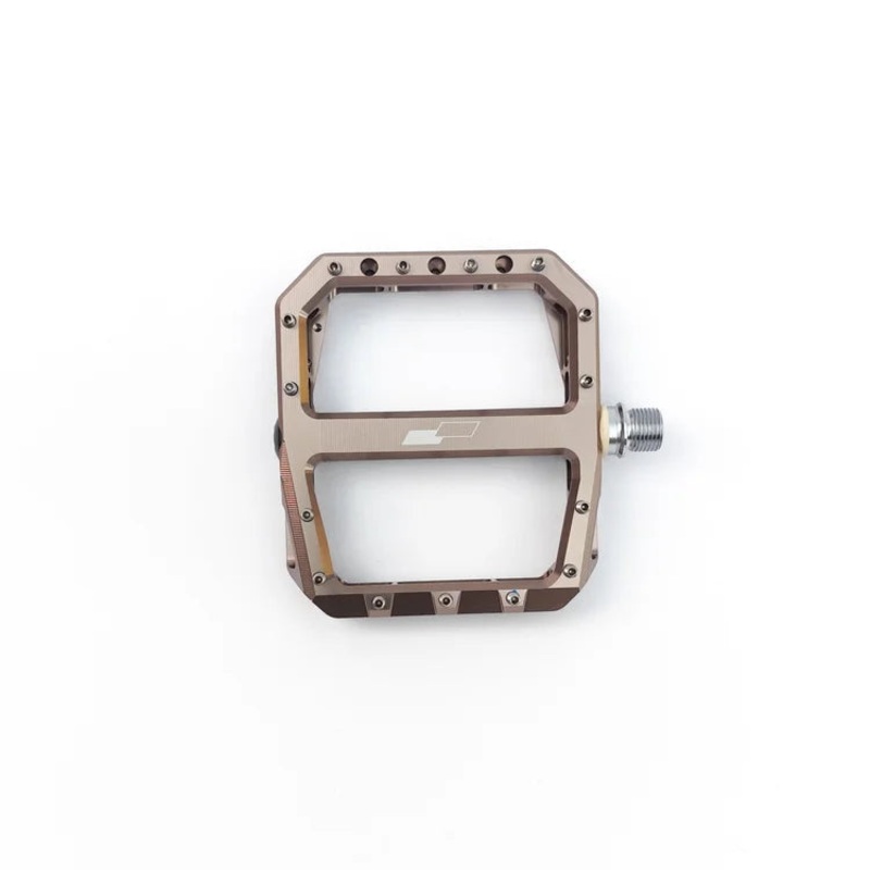 The Sensus Crue Flat Pedal – CroMo – Rose Gold Rose Gold