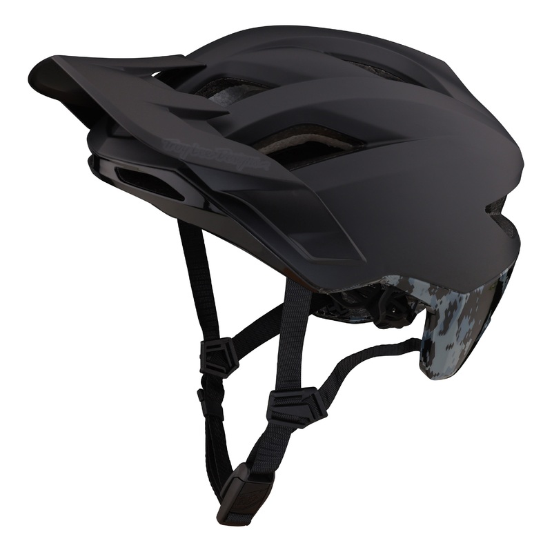 Troy Lee Designs Flowline SE MTB Helmet with MIPS – Radian Camo – Black-Gray Black – Gray X-Small/Small