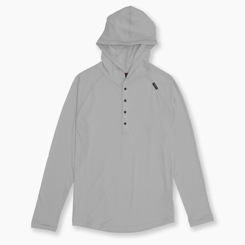 KETL Mtn Nofry Sun Hoodie – SPF/UPF 30+ Sun Protection Shirt Lightweight For Summer Travel – Cloud Men’s Small