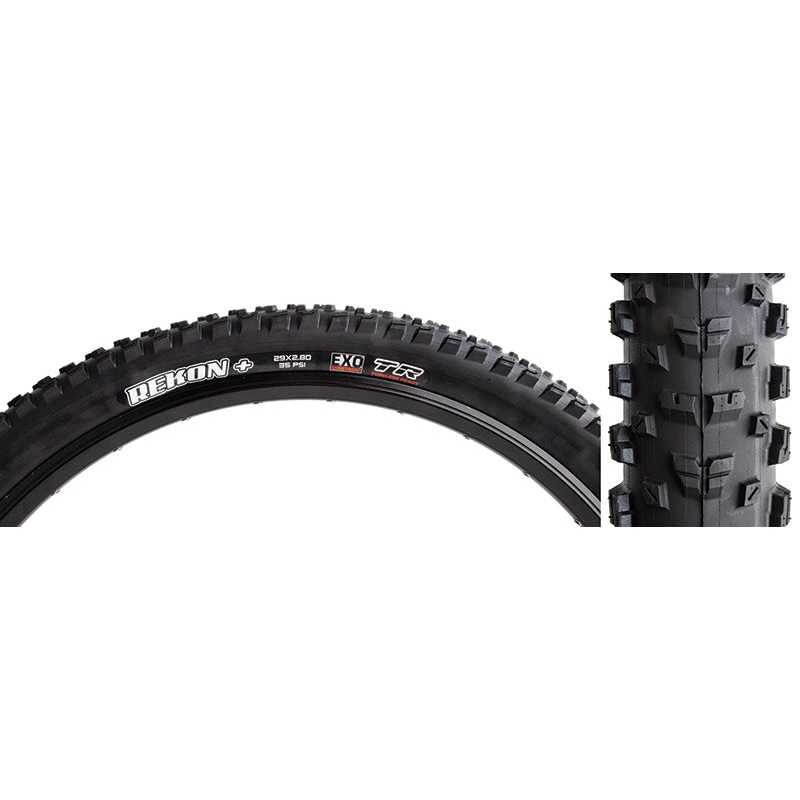 Maxxis Rekon Tire – 29 x 2.8 Tubeless Folding Black Dual EXO