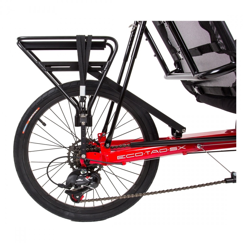 Premium Alloy Recumbent Bicycle Rear Carrier Racks for Sun Seeker Models | Durable, Lightweight, Engineered for Comfort & Versatility 20` Eco-Tad