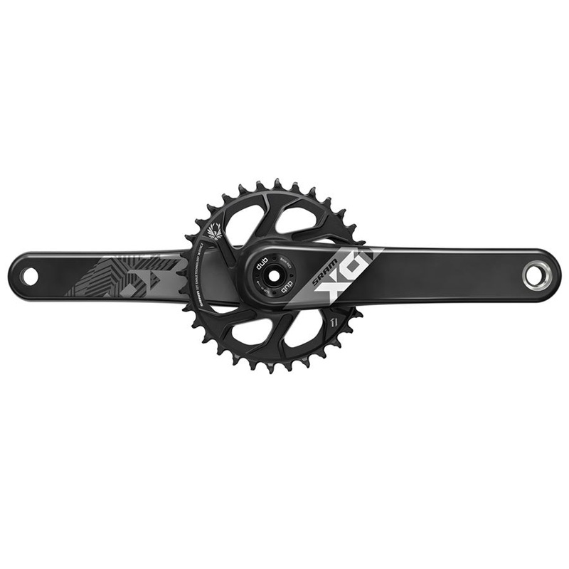 SRAM X01 Eagle DUB C3 Crankset, Speed: 11/12, Spindle: 28.99mm, BCD: Direct Mount, 30, DUB, 175mm, Black, Fat Bike 5″