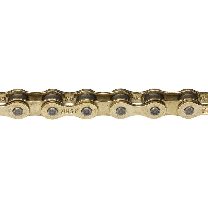 Odyssey Bluebird Chain – Single Speed 1/2″ x 1/8″ 112 Links Gold