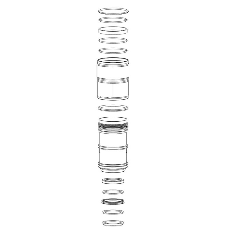 RockShox DebonAir Air Can Upgrade Kit 216mm x 63mm  B1 Later Monarch 2014+/RT32013+