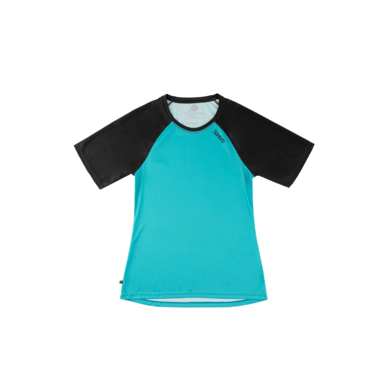 Sombrio Spruce Short Sleeve MTB Jersey – Womens – Skyline Blue Skyline Blue X-Small