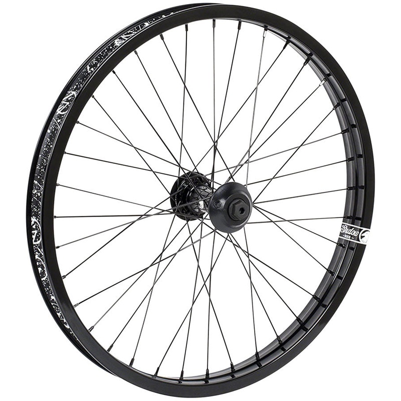 The Shadow Conspiracy 20in Alloy Front Wheel B/O 3/8inx100mm Rim Brake Black